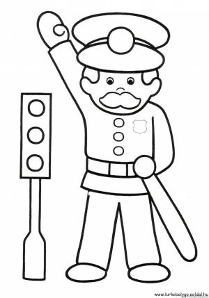 Трафарет профессии для детей