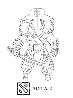 Раскраска Дота 2