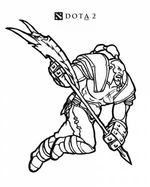 Раскраска дота