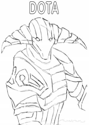 Раскраска дота