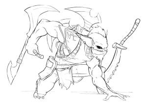 Раскраски Дота