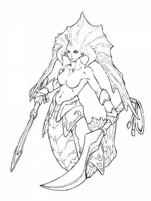 Раскраска Дота  картинку для девочек