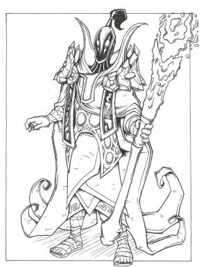 Раскраска дота