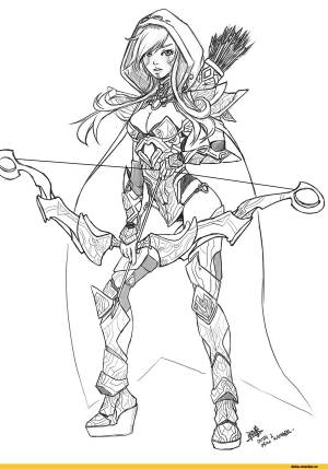 Раскраска дота