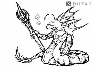 Раскраски Дота 2