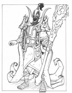 Раскраски Дота 2