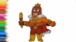 Как нарисовать Эль Рей Примо с бравл старс карандашом легкие рисунки для срисовки