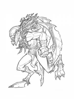 Раскраска Дота   в формате