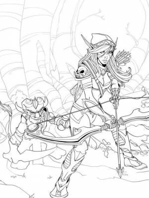 Раскраска Дота   в формате