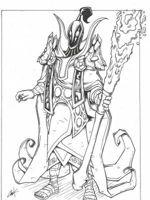 Раскраска Дота   в формате