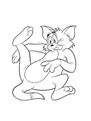Раскраски Том и Джерри