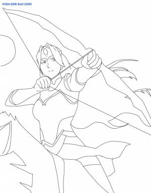 Раскраски Дота