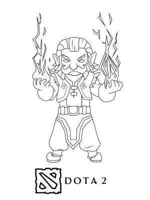 Дота легкие рисунки