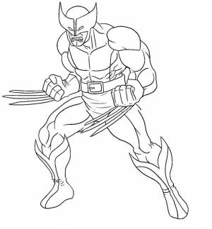 Wolverine Printable Coloring Pages X Men