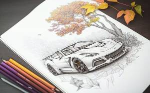 Раскраски машины и автомоб