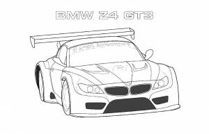 Раскраски Раскраска Автомобиль bmw машины на праздники