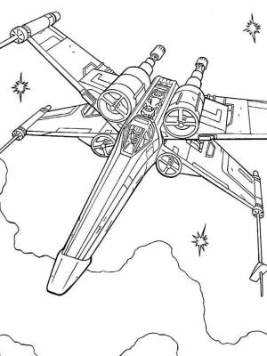 Раскраска Звездолет картинка  для мальчиков