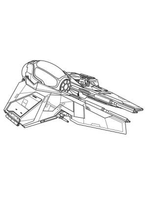 Раскраски Звездолет