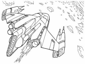 Раскраска космолет