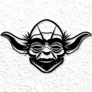 Файл STL Star Wars Yoda Wall Art starwars Wall Decor ⭐・3D-печатный дизайн для загрузки・Cults