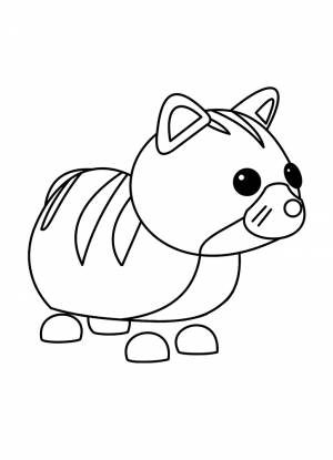 Раскраска роблокс  адопт ми