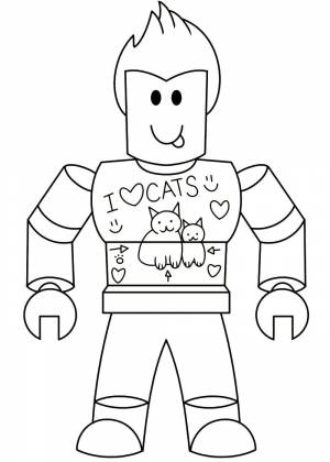 Раскраски Роблокс