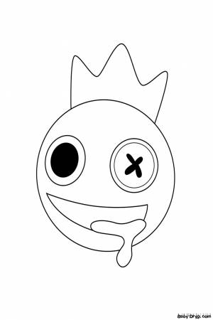 Радужные друзья игра раскраска