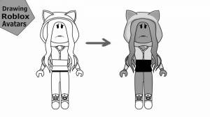 Раскраски Скин из роблокса