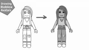 Раскраски Скин из роблокса