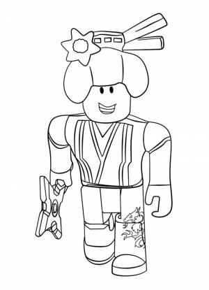 Раскраски роблокс скины девочек