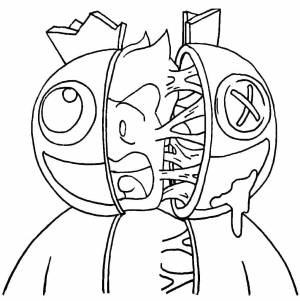 Раскраска Радужные Друзья