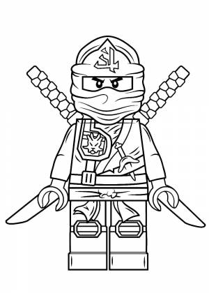 Раскраски Лего Ниндзяго