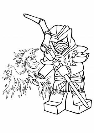 Лего Ниндзяго   раскраски и PNG шаблоны