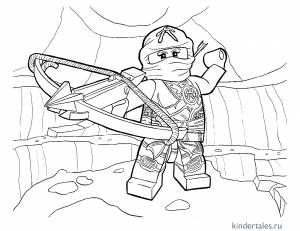 Лего Ниндзяго Скайлор» раскраска для детей