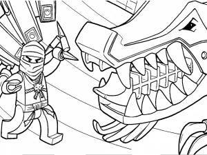 Интересные и красивые раскраски с Лего Ниндзя Го для творчески развитых девочек и мальчиков