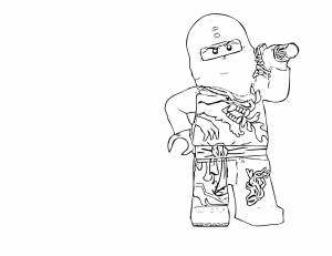 Раскраски Ниндзя, Раскраска Кай ниндзя лего ниндзя го