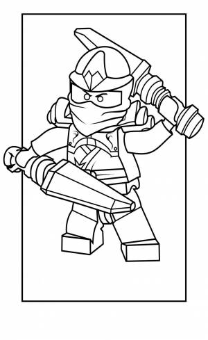 Раскраски Лего Ниндзя Го