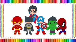 Avengers coloring page