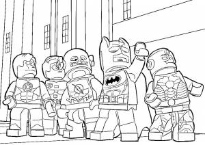 Раскраска Лего Марвел