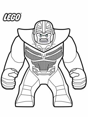 Раскраска Лего Марвел  картинку для мальчиков
