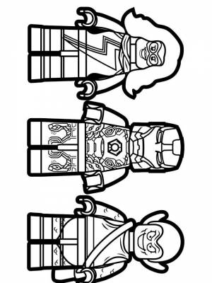 Раскраска Лего Марвел  для мальчиков