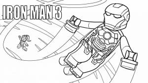 Раскраски Лего железный человек