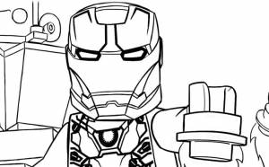 Раскраски Лего Марвел