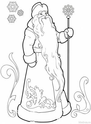 Новогодние раскраски для детей 6-7 лет