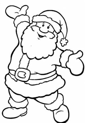 Раскраски Дед Мороз