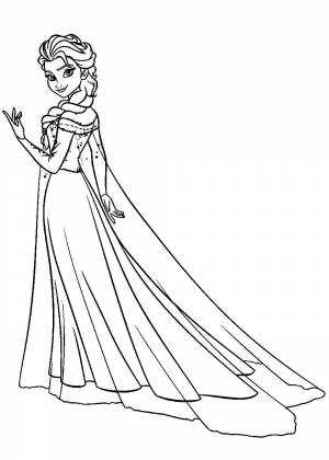 Раскраски Эльзы