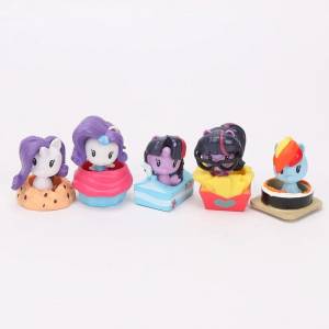Игрушки My Little Pony Cutie Mark Crew Mini Pony Dolls Friendship is Magic Rainbow Dash Twilight Sparkle рисунок Рождественский подарок
