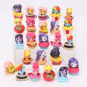 Игрушки My Little Pony Cutie Mark Crew Mini Pony Dolls Friendship is Magic Rainbow Dash Twilight Sparkle рисунок Рождественский подарок