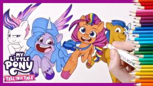 My Little Pony Раскрась своих пони