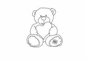 Раскраски мишка эстетика